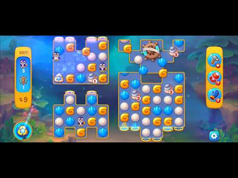 Fishdom Easy Level 9071 (with ingame lightning and bomb boosters) @choraelmin