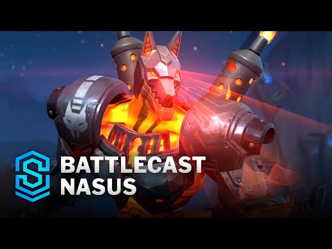 Battlecast Nasus Wild Rift Skin Spotlight