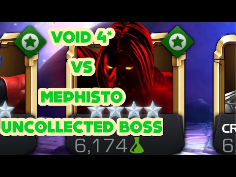 Void 4* VS Mephisto Uncollected Boss. Marvel Contest Of Champions.