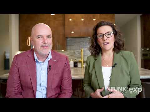 Jeffrey and Renee Funk discussing real estate agent opportunities with The Funk Collection