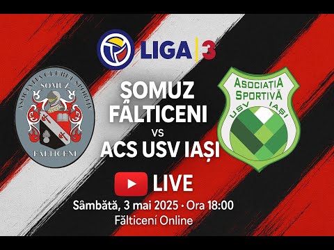 LIGA 3: ȘOMUZ FĂLTICENI vs USV IAȘI 1-1 (1-1)
