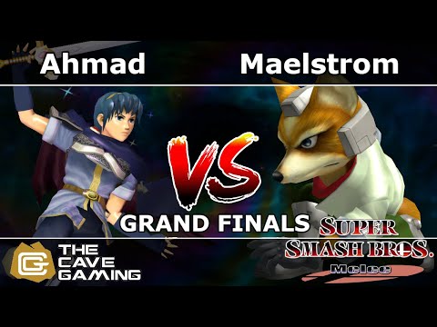 Ahmad (Marth) VS. Maelstrom (Fox) GRAND FINALS - The Cave Melee Singles