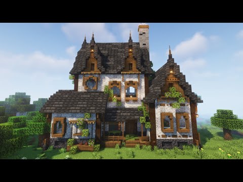 Minecraft: How to Build a Big House Tutorial