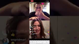 Majandra Delfino and Brendan Fehr  Heat Wave IG Live Part 1 Video 1