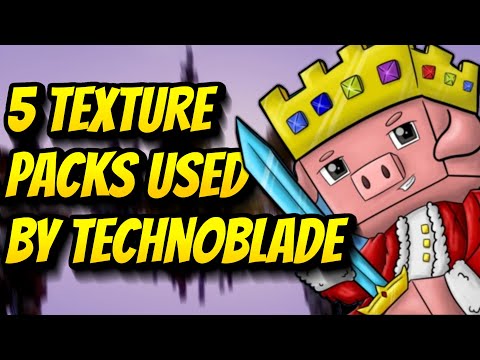 Top 5 Technoblade Texture Packs | Texture Pack Used By Technoblade | Minecraft Hypixel Skywars (1.8)