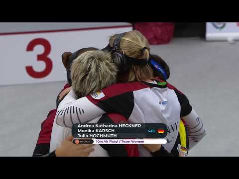 ECh, 10m, Wroclaw, Poland. Final 10m Air Pistol Women Team