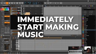 Video thumbnail for Bitwig Studio 5 - IMMEDIATELY Start Making Music by Bitwig Training by DAWJunkie