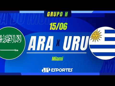 Arábia Saudita x Uruguai – AO VIVO – 15/06/2026 – Copa do Mundo