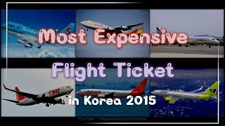 preview picture of video 'Most Expensive Flight Ticket in Korea 2015'