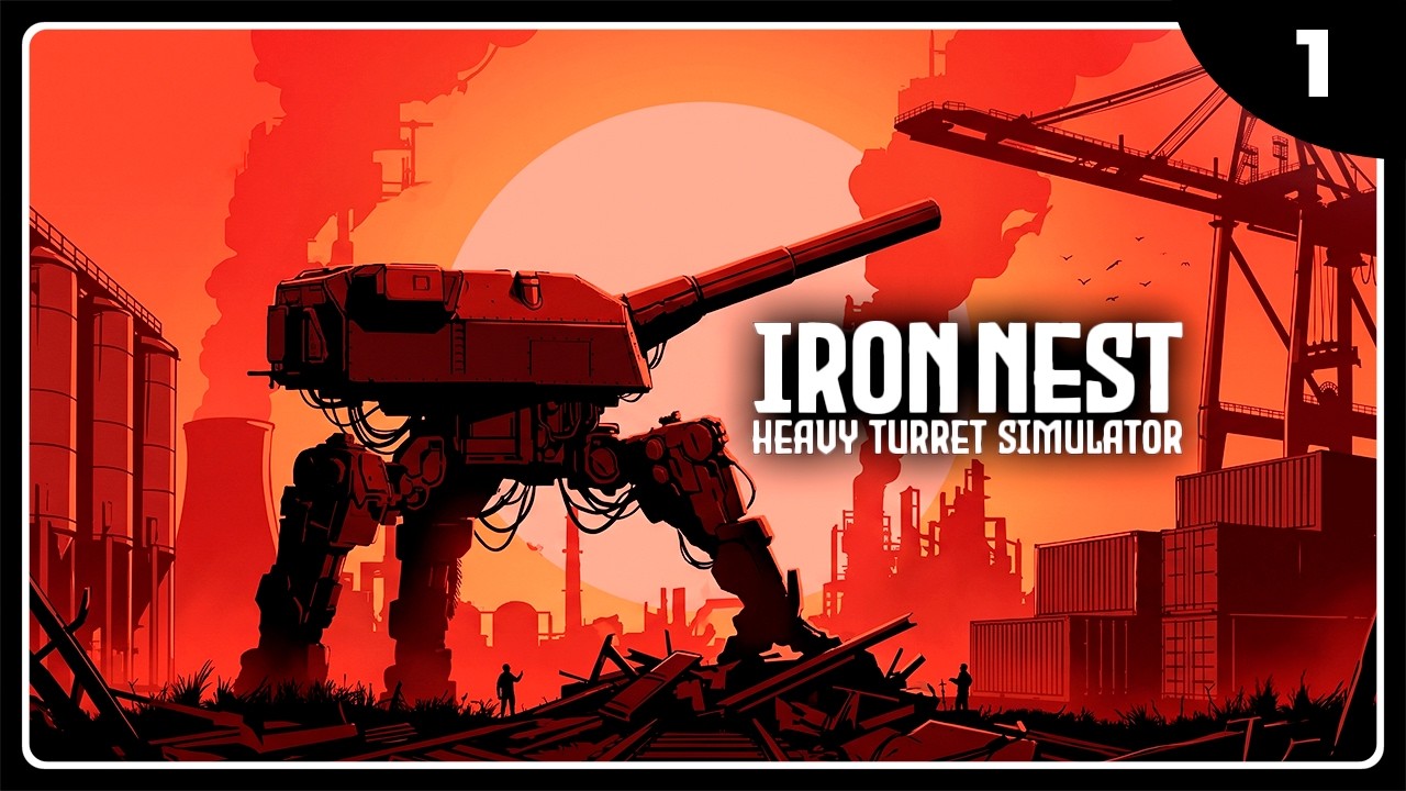 SIMULADOR BRUTAL DE TORRETA GIGANTE | IRON NEST: HEAVY TURRET SIMULATOR Gameplay Español