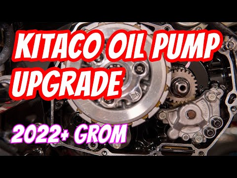 Kitaco Oil Pump Upgrade for the 2022 Honda Grom from Hard Racing