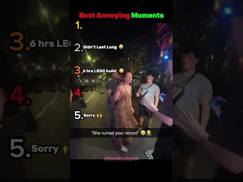 Ranking the Best Annoying Moments 😤 #AnnoyingMoments #Funny #Shorts