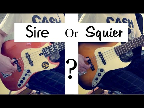 Sire OR Squier ? Sire V7 Alder 5 (2nd Gen) VS Squier Affinity Jazz Bass V