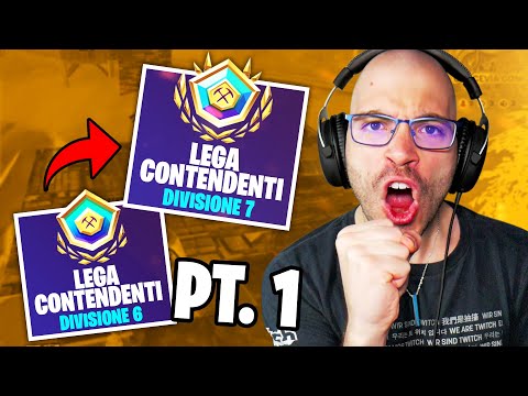 Dalla DIVISIONE 1 alla LEGA CAMPIONE - Ep. 4 | Fortnite ITA Gameplay in Italiano Arena in Solo