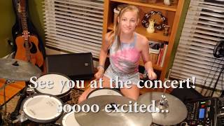 The Ataris - So Long, Astoria (drum cover) / Mia / 12-year old girl drummer