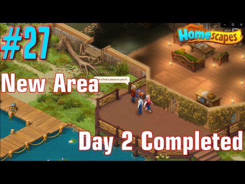 [ Episode 27 ] HOMESCAPES NEW AREA - DAY 2 COMPLETED | Story Gameplay - Part 2