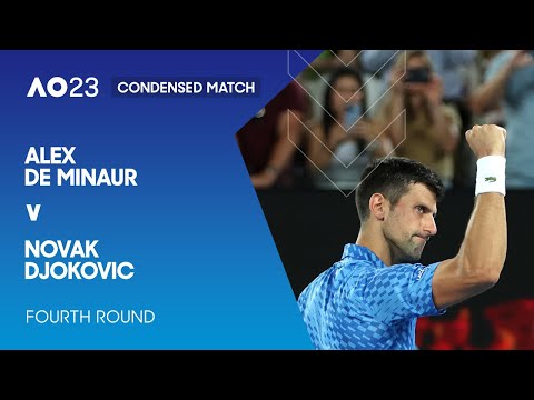 Alex de Minaur v Novak Djokovic Condensed Match | Australian Open 2023 Fourth Round