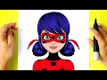 How to DRAW MIRACULOUS LADYBUG step by step