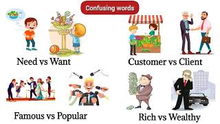 Need vs want, Success vs Achievement. | English Word Pairs Everyone Confuses