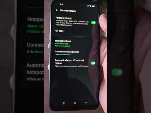 How to Turn on Hotspot in Oppo #shorts