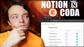 Desktop use（00:00:50 - 00:01:27） - Notion Is Falling Behind Coda but does it matter?