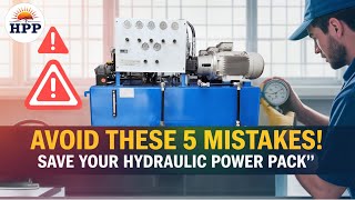 Top 5 Mistakes & Maintenance Tips for Hydraulic Power Packs | Avoid Downtime & Save Costs
