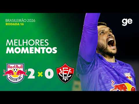 Gols e lances de Red Bull Bragantino x Vitória