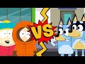 M U G E N Battles Eric Cartman Kenny McCormick Vs Bluey Bandit South Park Vs Bluey