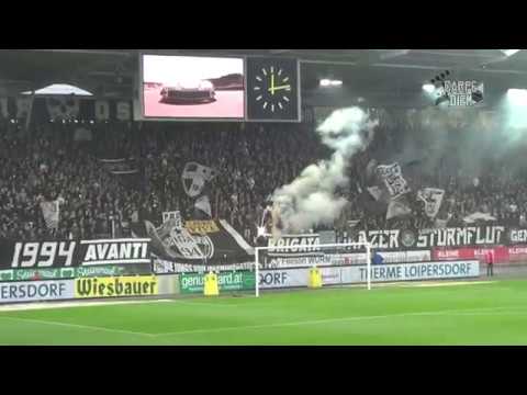 SK Sturm Graz vs SK Rapid Wien Choreo/Pyro/Support
