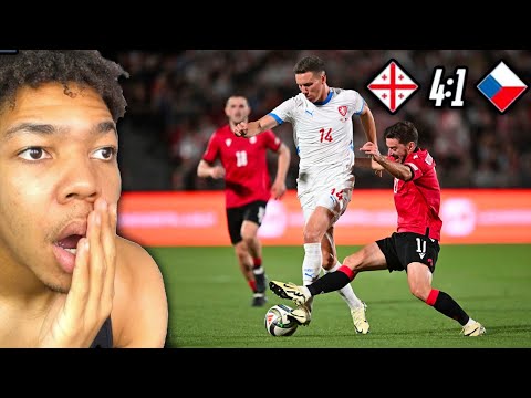 Reacting to Georgia vs Czech Republic 4-1 |UEFA Nations League 2024
