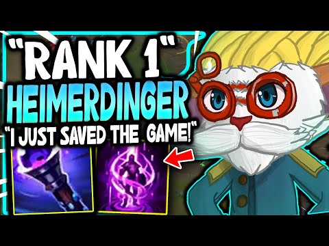 Rank 1 Heimerdinger Clutches Games In Season 11! COMEBACK KINGMERDINGER? - League of Legends
