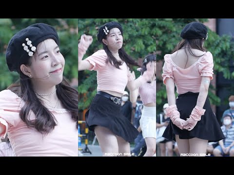 Taepoy Peachyou dance cover Apink - Mr. Chu @ Siam Square Walking Street - Fancam - 15.7.2022