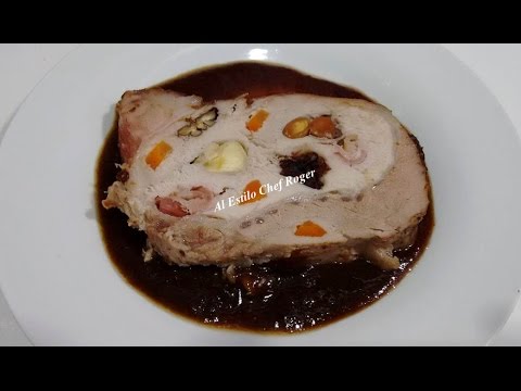 Recetas navideñas, LOMO MECHADO, Receta #166, en salsa de tamarindo