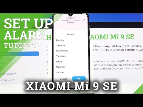 How to Set Up Alarm Clock on XIAOMI Mi 9 SE – Set Up Morning Alarm