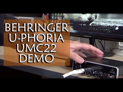 Behringer U-PHORIA UMC22 Audio Interface Test (with guitar) | Edwin-E