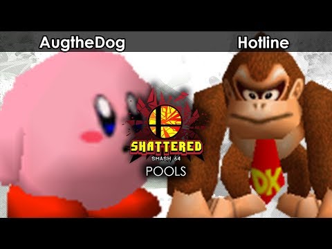 Smash 64: AugtheDog (Kirby) V Hotline (DK/Ness) - Shattered 86 Tournament SSB64