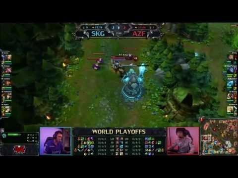 League of Legends S2 Playoffs: SK vs Azubu Frost [Group A]
