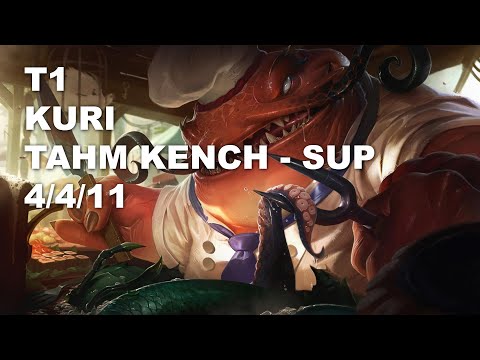 T1 Kuri Sup Tahm Kench vs Thresh - KR Grandmaster Patch 10.9