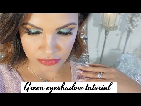 Green eyeshadow tutorial