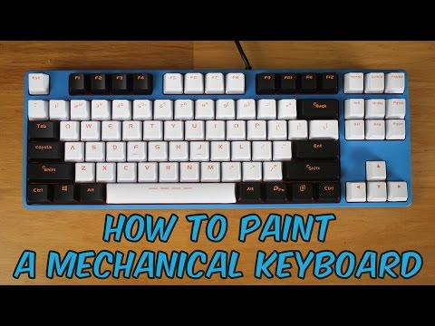 How to Paint a Mechanical Keyboard : V1