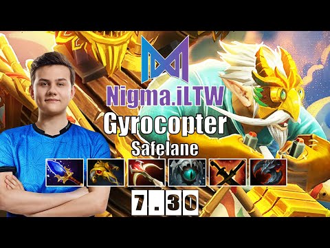 Gyrocopter Safelane | Nigma.iLTW | 7.30 CRAZY MONSTER CARRY | 7.30 Gameplay Highlights