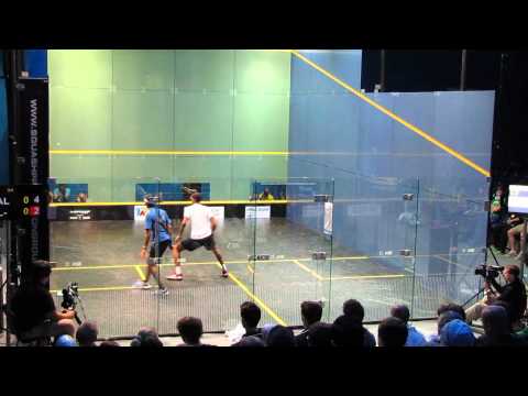 World Junior Squash Championships Wrocław 2013 Abdulla Al-Tamimi - Richie Fallows (SET I)