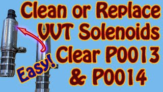 Fix P0013 & P0014 Codes - Clean or Replace VVT Solenoids Chevy Equinox Rough Idle Check Engine Light
