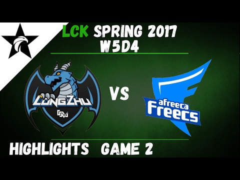 LZ vs AFS Highlights Game 2 LCK Spring W5D4 2017 Lonzghu vs Afreeca Freecs