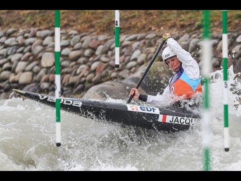 Claire Jacquet's (Fra) C1 Women winning run - 2019 ICF Slalom World Cup2, Bratislava (SK)
