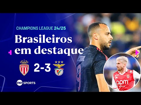 Gols e lances de Monaco x Benfica