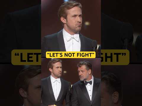 Ryan Gosling Is Delusional About Russell Crowe's Oscars