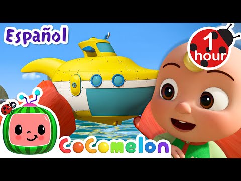 ¡Submarino Amarillo! ¡Canta con nosotros! | CoComelon y los animales 🍉| Dibujos animados para niños