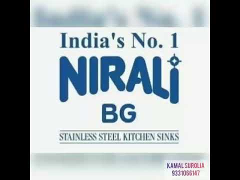 NIRALI BG KITCHEN SINKS | INDIA's NO.1 BRAND