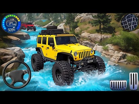 4x4 Offroad Jeep Driving Simulator 3D - Drive SUV 4x4 jeep Offroad Game - Android GamePlay